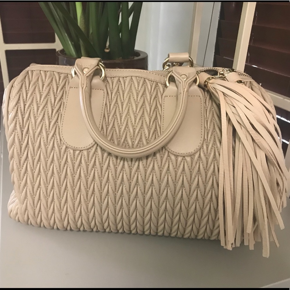 Brown hand bag
